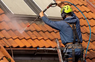 Démoussage et hydrofuge de toiture à Aïssey
